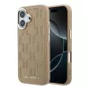 Karl Lagerfeld PU Perforated Monogram MagSafe tok, iPhone 17 - bézs