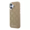 Karl Lagerfeld PU Perforated Monogram MagSafe tok, iPhone 17 - bézs