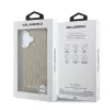 Karl Lagerfeld PU Perforated Monogram MagSafe tok, iPhone 17 - bézs
