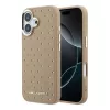 Karl Lagerfeld PU Perforated Gold Dots MagSafe tok, iPhone 17 - bézs