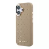 Karl Lagerfeld PU Perforated Gold Dots MagSafe tok, iPhone 17 - bézs