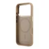 Karl Lagerfeld PU Perforated Gold Dots MagSafe tok, iPhone 17 Pro Max - bézs
