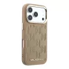 Karl Lagerfeld PU Perforated Monogram MagSafe tok, iPhone 17 Pro - bézs