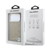 Karl Lagerfeld PU Perforated Monogram MagSafe tok, iPhone 17 Pro - bézs