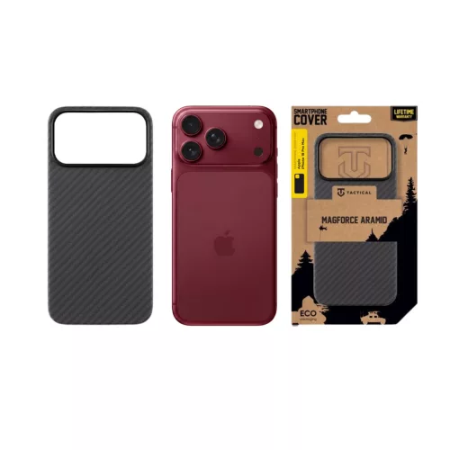 Tactical MagForce Aramid tok – Apple iPhone 18 Pro Max / 17 Pro Max, fekete