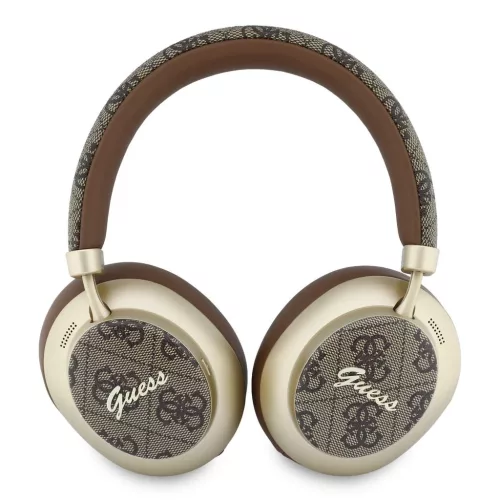 Guess PU 4G Gold Script Metal Logo ENC vezeték nélküli fülhallgató – barna
