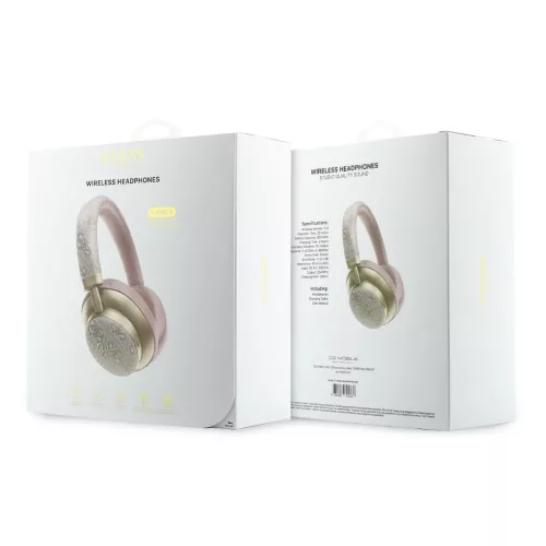 Guess PU 4G Gold Script Metal Logo ENC vezeték nélküli fülhallgató – rózsaszín