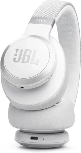 JBL Live 770NC Bluetooth vezeték nélküli fülhallgató – fehér