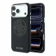 GUESS Pu Semi Wrap Perforated 4G Logo MagSafe tok, Apple iPhone 18 Pro Max - fekete