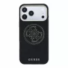 GUESS Pu Semi Wrap Perforated 4G Logo MagSafe tok, Apple iPhone 18 Pro Max - fekete