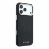 GUESS Pu Semi Wrap Perforated 4G Logo MagSafe tok, Apple iPhone 18 Pro Max - fekete