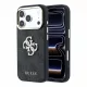 GUESS Pu 4G Strass Metal Logo tok, Apple iPhone 18 Pro Max - fekete