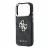 GUESS Pu 4G Strass Metal Logo tok, Apple iPhone 18 Pro Max - fekete