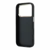 GUESS Pu 4G Strass Metal Logo tok, Apple iPhone 18 Pro Max - fekete