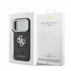 GUESS Pu 4G Strass Metal Logo tok, Apple iPhone 18 Pro Max - fekete
