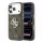 GUESS Pu 4G Strass Metal Logo tok, Apple iPhone 18 Pro Max - barna