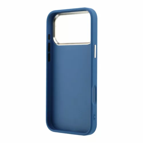 GUESS Pu 4G Strass Metal Logo tok, Apple iPhone 18 Pro Max - kék