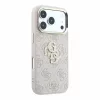 GUESS Pu 4G Strass Metal Logo tok, Apple iPhone 18 Pro Max - rózsaszín