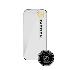   Tactical Glass Shield Privacy Stealth 5D betekintésgátló üvegfólia, Apple iPhone 18 Pro - fekete