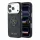 GUESS Pu 4G Resin Metal Logo tok, iPhone 18 Pro Max - fekete