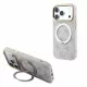 GUESS Pu 4G Ring Stand MagSafe tok, Apple iPhone 18 Pro Max - rózsaszín
