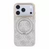 GUESS Pu 4G Ring Stand MagSafe tok, Apple iPhone 18 Pro Max - rózsaszín