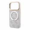 GUESS Pu 4G Ring Stand MagSafe tok, Apple iPhone 18 Pro Max - rózsaszín