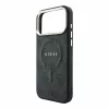 GUESS Pu Leather 4G Gold Frame Embossed MagSafe tok, iPhone 18 Pro Max - fekete
