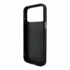 GUESS Pu Leather 4G Gold Frame Embossed MagSafe tok, iPhone 18 Pro Max - fekete