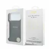GUESS Pu Leather 4G Gold Frame Embossed MagSafe tok, iPhone 18 Pro Max - fekete