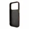 GUESS Pu Leather 4G Gold Frame Embossed MagSafe tok, iPhone 18 Pro Max - barna