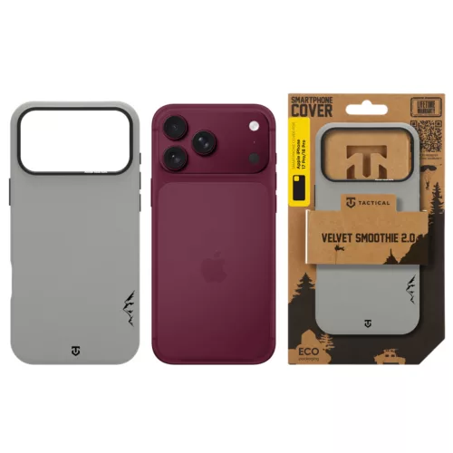 Tactical MagForce Velvet Smoothie 2.0 tok, Apple iPhone 17 Pro / 18 Pro - Foggy