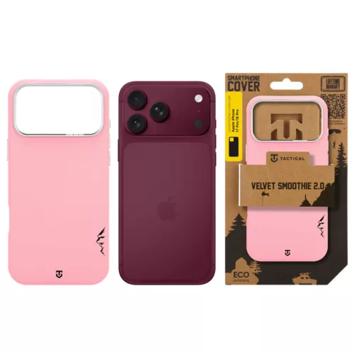 Tactical MagForce Velvet Smoothie 2.0 tok, Apple iPhone 17 Pro / 18 Pro - Pink Panther