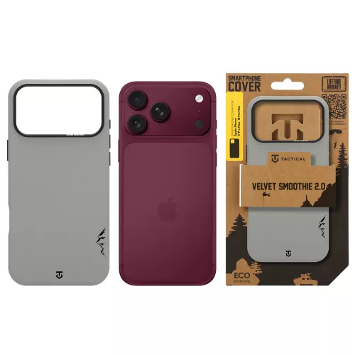 Tactical MagForce Velvet Smoothie 2.0 tok, Apple iPhone 17 Pro Max / 18 Pro Max - Foggy
