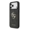GUESS Pu 4G Metal Logo tok, iPhone 18 Pro Max - szürke