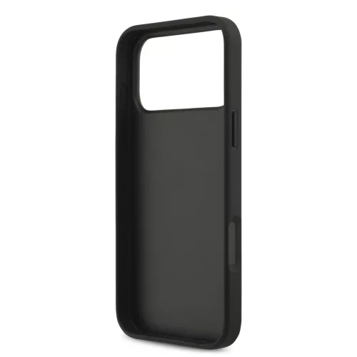 GUESS Pu 4G Metal Logo tok, iPhone 18 Pro Max - szürke