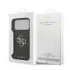 GUESS Pu 4G Metal Logo tok, iPhone 18 Pro Max - szürke