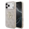 GUESS Pu 4G Metal Logo tok, iPhone 18 Pro Max - rózsaszín