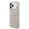 GUESS Pu 4G Metal Logo tok, iPhone 18 Pro Max - rózsaszín