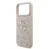 GUESS Pu 4G Metal Logo tok, iPhone 18 Pro Max - rózsaszín