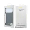 GUESS Pu Leather 4G Gold Frame MagSafe tok, iPhone 18 Pro Max - fekete