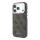 GUESS Pu Leather 4G Gold Frame MagSafe tok, iPhone 18 Pro Max - barna