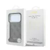GUESS Pu Leather 4G Gold Frame MagSafe tok, iPhone 18 Pro Max - barna