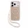 GUESS Iml Flowers Allover Strap MagSafe tok, iPhone 18 Pro - rózsaszín