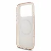 GUESS Iml Flowers Allover Strap MagSafe tok, iPhone 18 Pro - rózsaszín