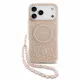GUESS Iml Flowers Allover Strap MagSafe tok, iPhone 18 Pro Max - rózsaszín