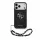 GUESS Pu 4G Metal Logo Strap tok, iPhone 18 Pro Max - fekete -