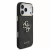 GUESS Pu 4G Metal Logo Strap tok, iPhone 18 Pro Max - fekete -