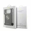 GUESS Pu 4G Metal Logo Strap tok, iPhone 18 Pro Max - fekete -