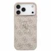 GUESS Pu 4G Metal Logo Strap tok, iPhone 18 Pro Max - rózsaszín